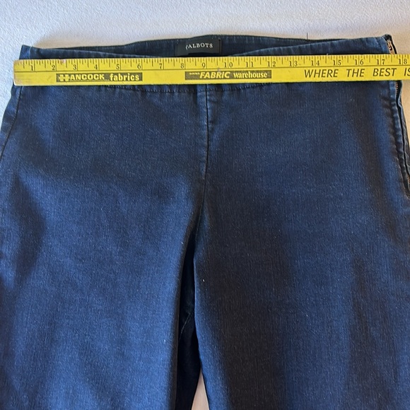 Talbots Slim Ankle Dark Wash Jeans - Picture 6 of 9